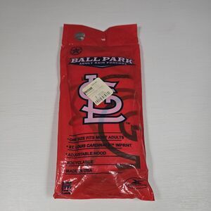 Vintage St. Louis Cardinals Rain Poncho Red OSFM
